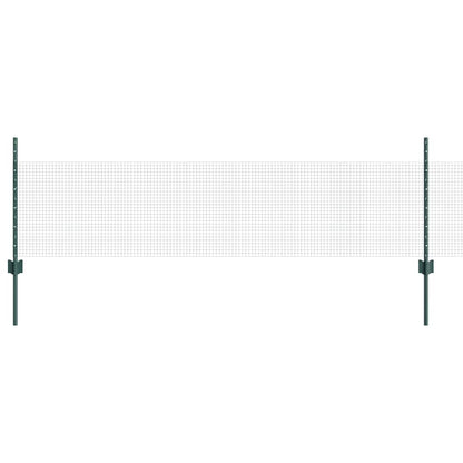 Hek Met Paal 0,5 X 50 M Staal En Pvc Groen 50 x 0,5 m hek (1,6 x 1,6 cm maas)