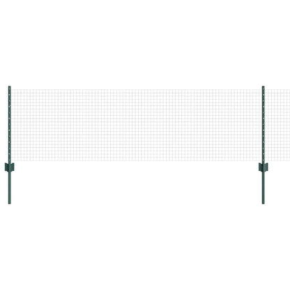 Hek Met Paal 0,6 X 50 M Staal En Pvc Groen 50 x 0,6 m hek (2,5 x 2,5 cm maas)