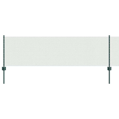 Hek met Paal Groen 0,6 x 10 m Staal en PVC