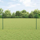 Fence with Pole Green 1.2 x 10 m Steel and PVC