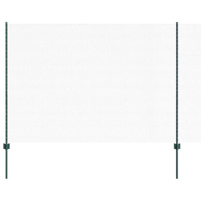 Hek met Paal Groen 1,6 x 10 m Staal en PVC