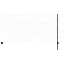 Hecke Met Palen 1.2 X 25 M Staal Groen 25 x 1.2 m hek (5 cm breed gaas)
