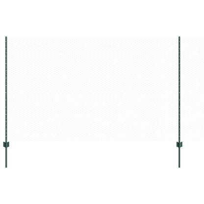 Hek met Paal Groen 1,4 x 25 m Staal