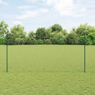 Hekwerk 1,5 x 25 m staal groen