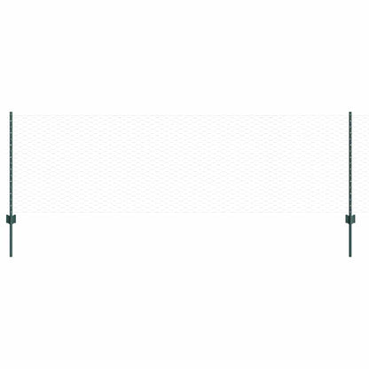Hek Met Paal 0,8 X 50 M Staal En Pvc Groen 50 x 0,8 m hek (3,6 cm gaasbreedte)