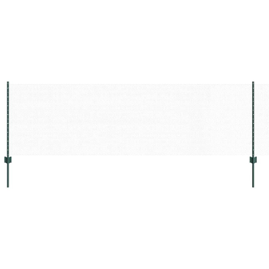 Hek Met Paal 0,8 X 100 M Staal En Pvc Groen 100 x 0,8 m hek (1,3 cm breedte gaas)