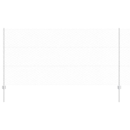 Hek met Paal Zilver 1,2 x 10 m Staal