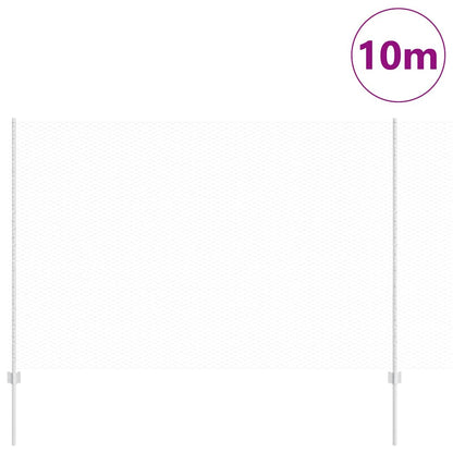 Hek met Paal Zilver 1,5 x 10 m Staal