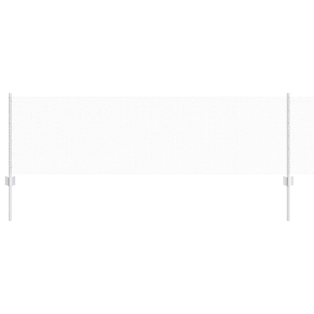 Hek Met Paal Zilver 0,6 X 100 M Staal Gegalvaniseerd Staal 100 x 0,6 m hek (1,3 cm breedte gaas)