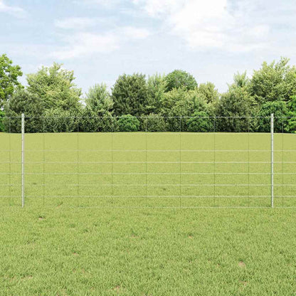 Hek met Paal Zilver 0,8 x 25 m Staal