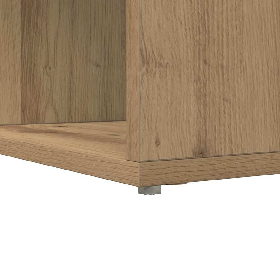 Hoekbureau artisanaal eikenkleurig 101,5 x 149,5 x 149,5 cm