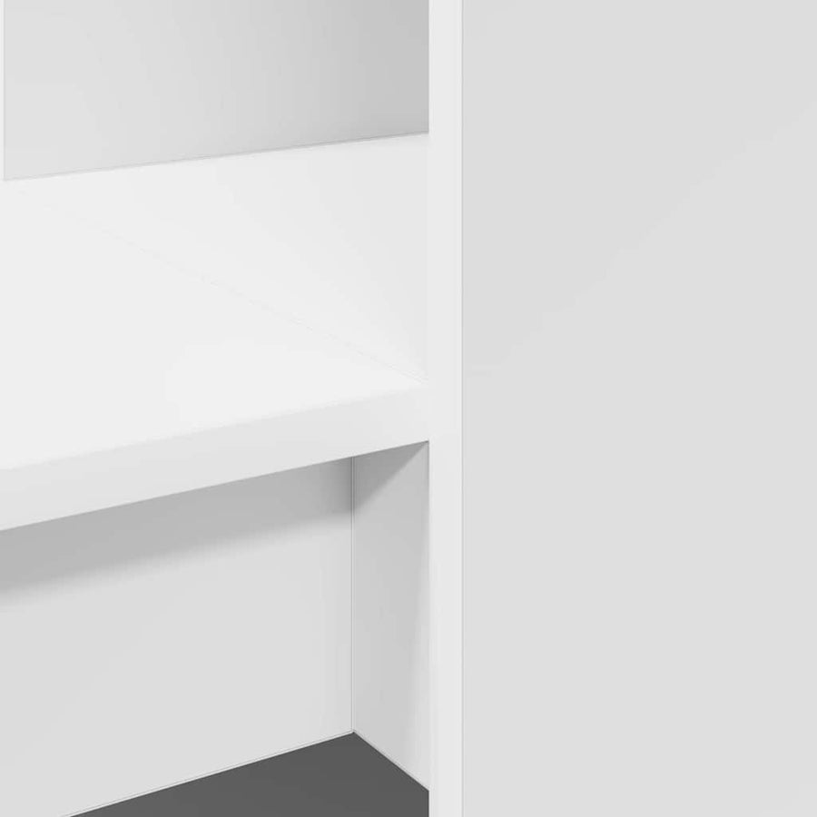 Bureau Wit 122 x 67 x 145 cm Geengineerd hout en Spaanplaat