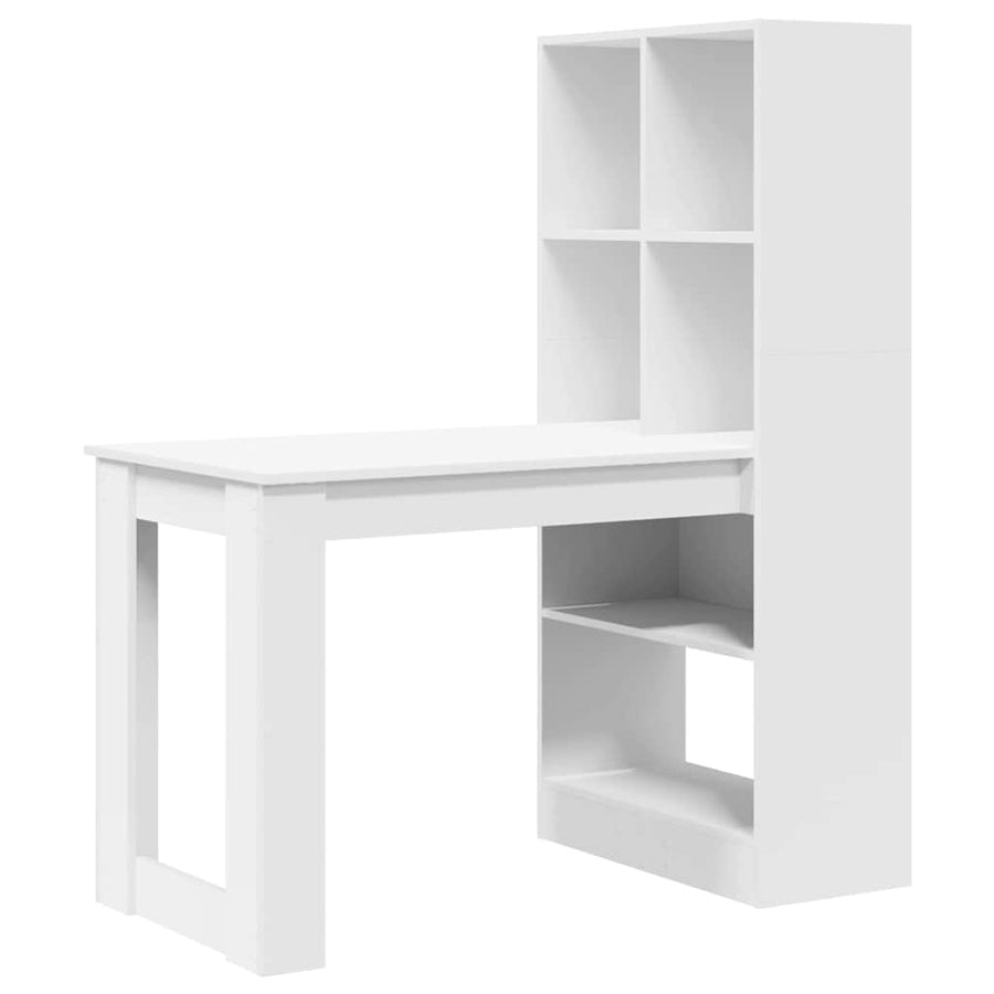 Bureau Wit 122 x 67 x 145 cm Geengineerd hout en Spaanplaat