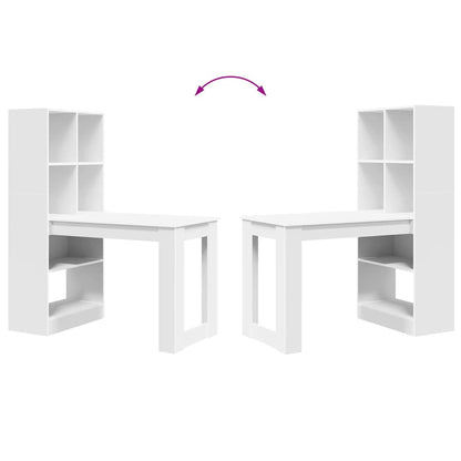Bureau Wit 122 x 67 x 145 cm Geengineerd hout en Spaanplaat