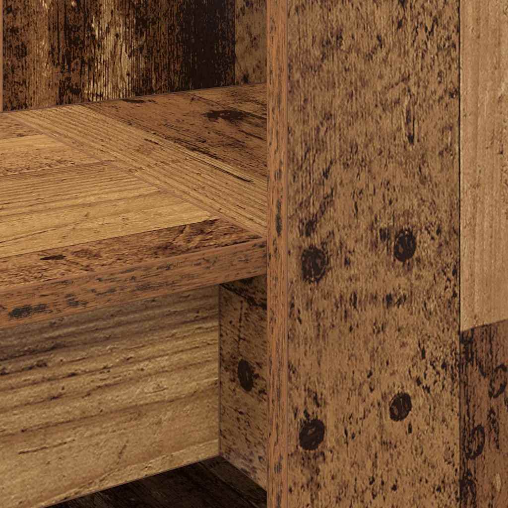 Bureau met plank met opslag Oud Hout 122 x 67 x 145 cm