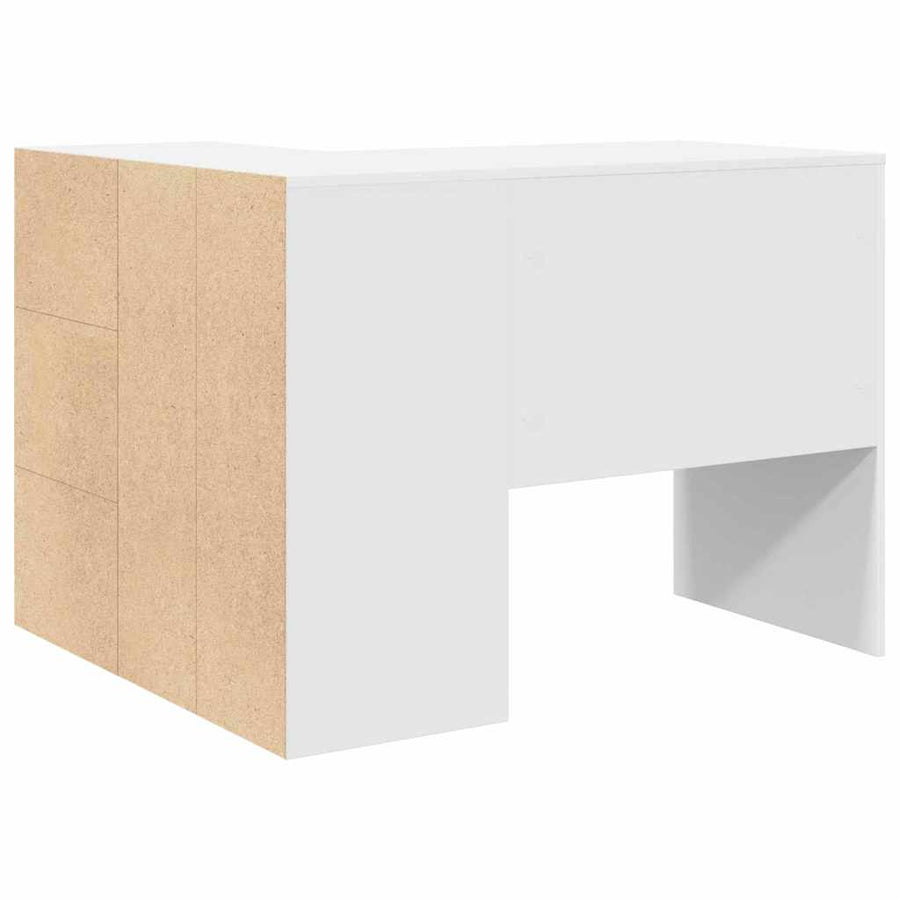 Hoekbureau met lade Wit 102 x 88 x 75 cm
