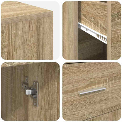 Hoekbureau met lade Sonoma Eiken 102 x 88 x 75 cm