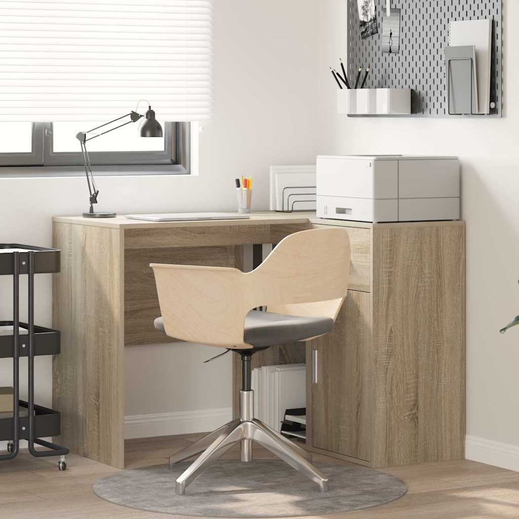 Hoekbureau met lade Sonoma Eiken 102 x 88 x 75 cm