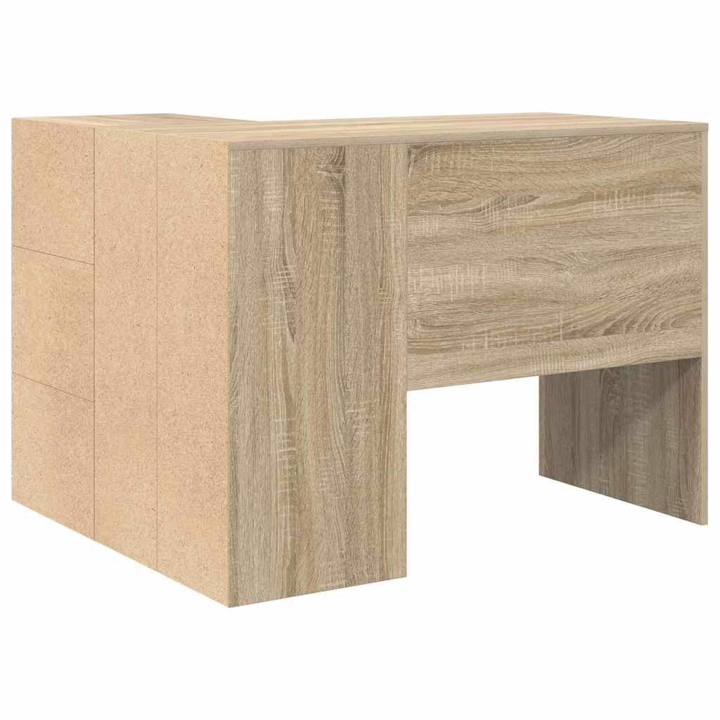 Hoekbureau met lade Sonoma Eiken 102 x 88 x 75 cm