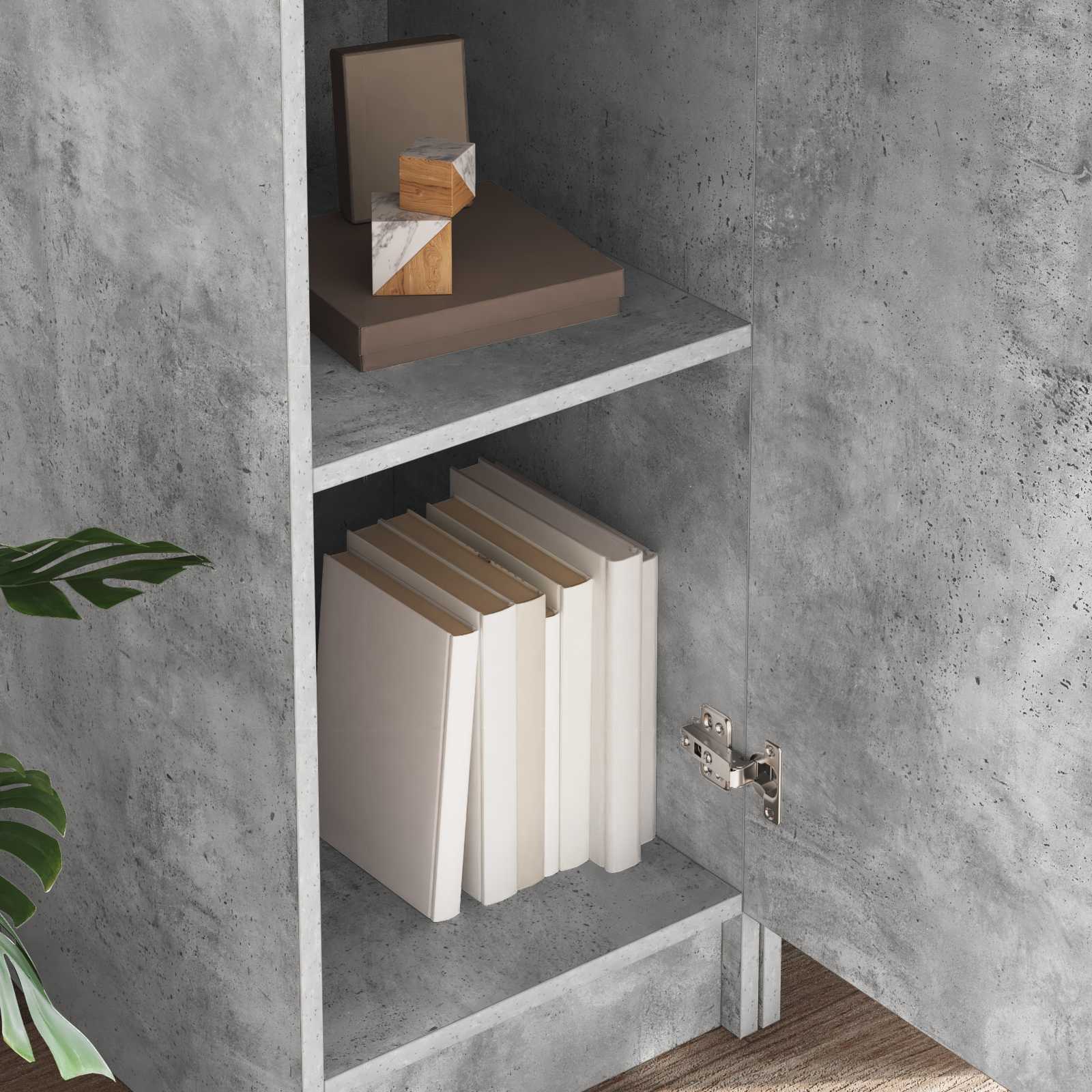 Bureau 2 pcs Beton Grijs