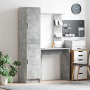 Bureau 113.5x39x168 cm beton grijs