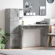 Bureau 133.5x50x124 cm beton grijs