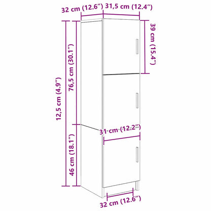 Bureau 2 pcs Gerookt eiken