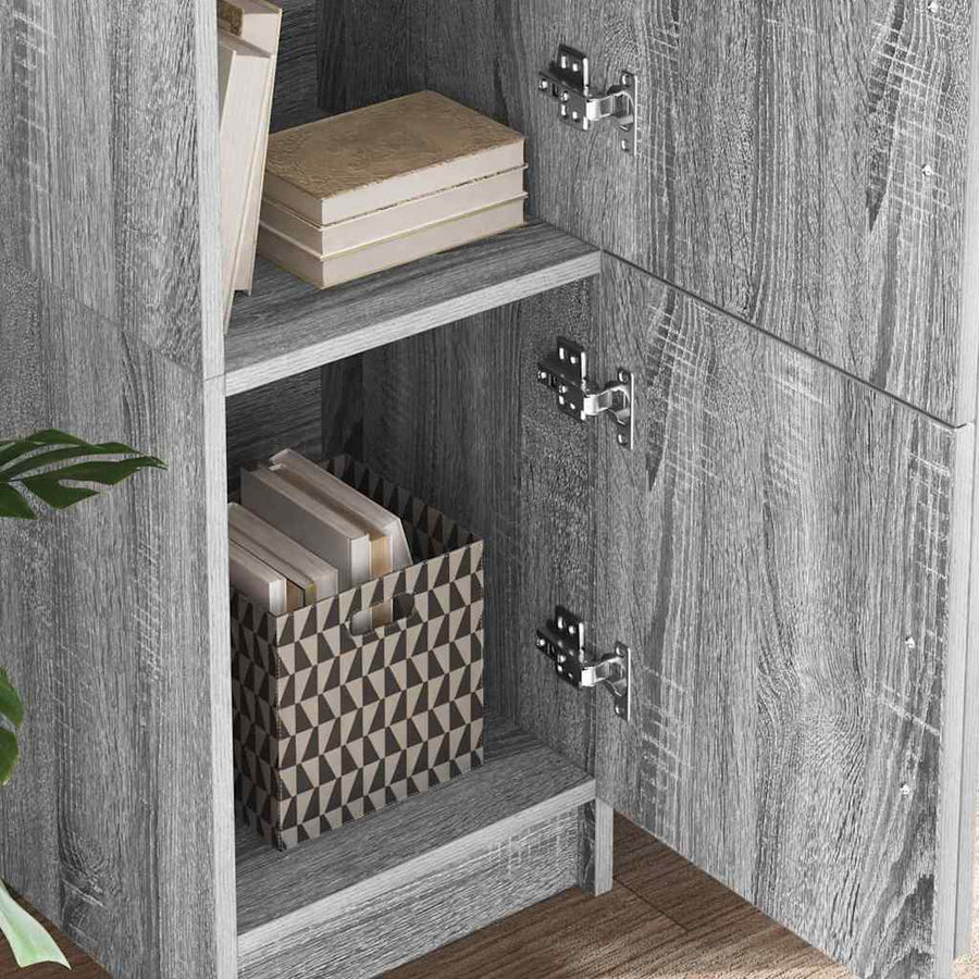 Bureau 2 pcs Grijs Sonoma