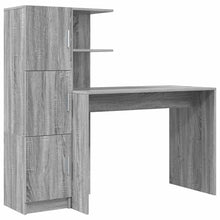 Bureau 2 pcs Grijs Sonoma