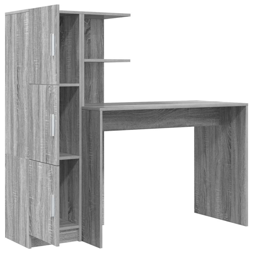 Bureau 2 pcs Grijs Sonoma
