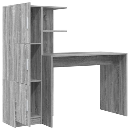 Bureau 2 pcs Grijs Sonoma