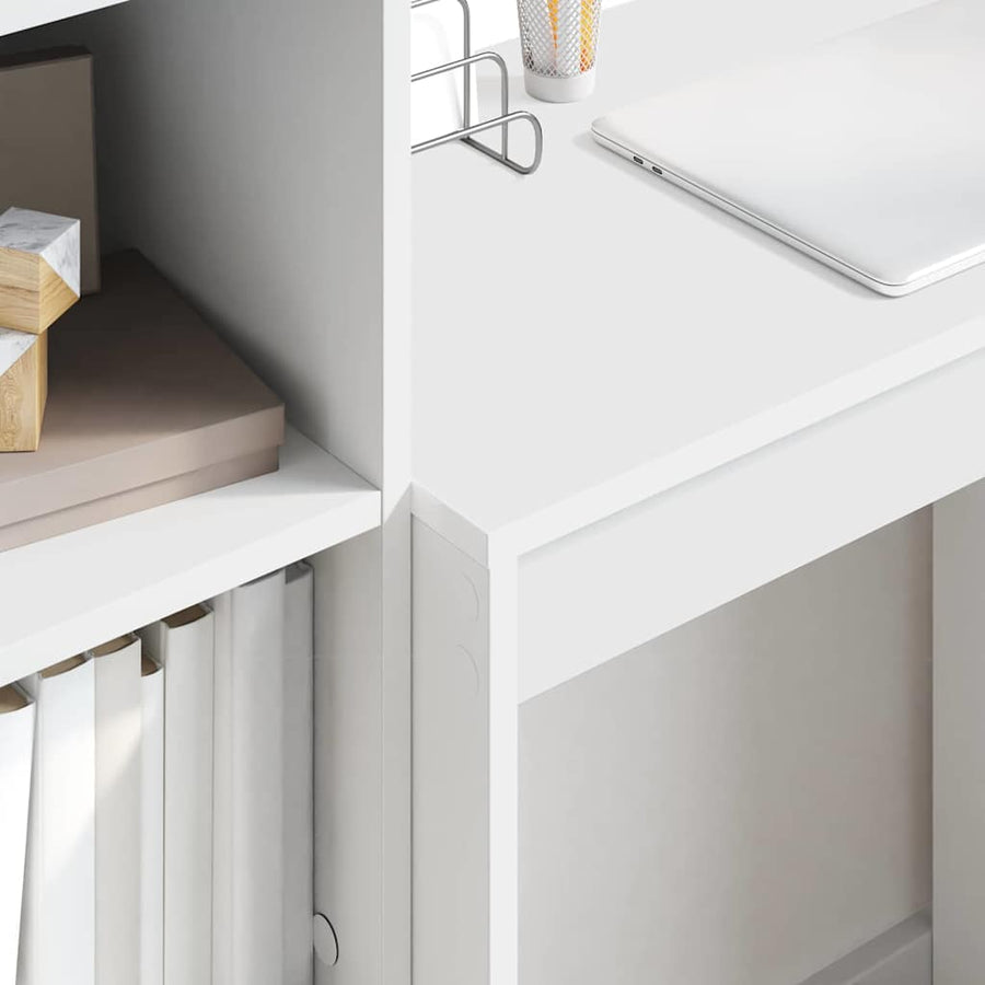 Bureau met lade 2 pcs Wit