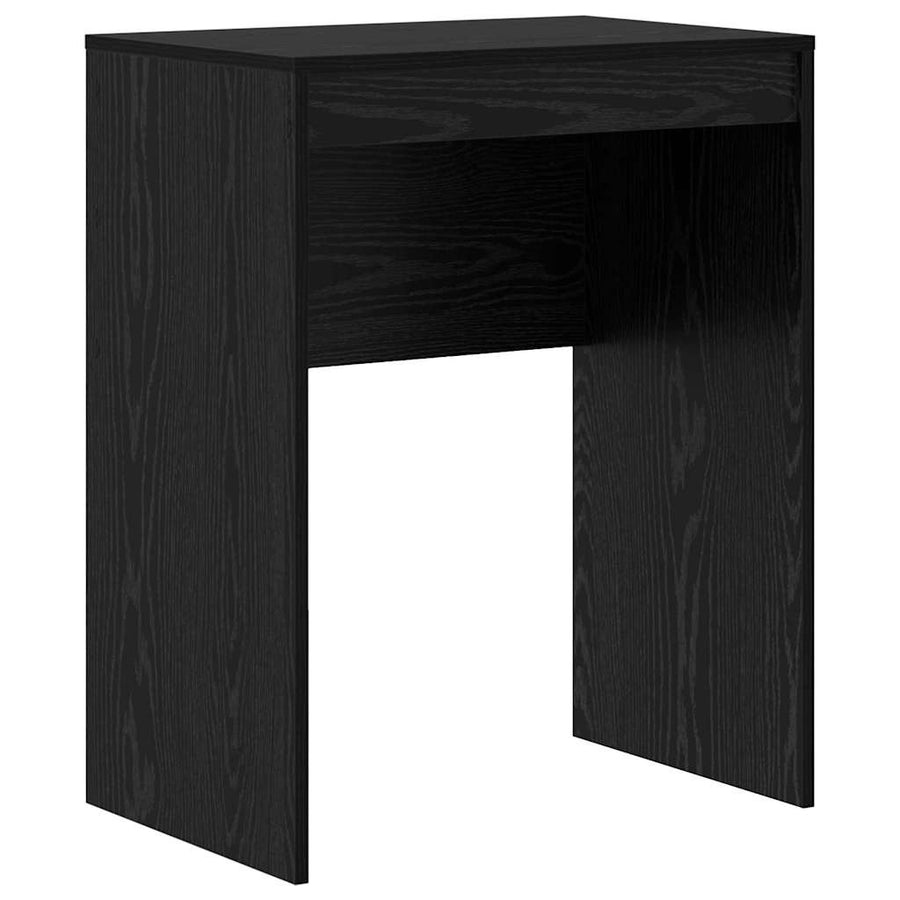 Bureau met lade 2 pcs Zwart Eiken