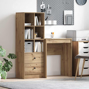 Bureau met lade 105.5x34x127 cm artisan eiken