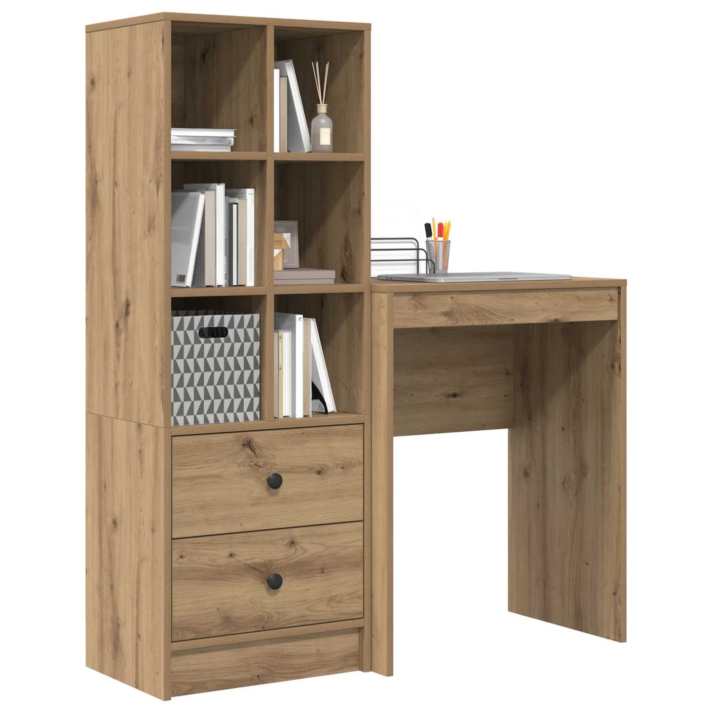 Bureau met lade 2 pcs Artisan Eiken