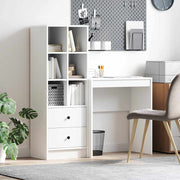 Bureau met lade 115,5x40x127 cm wit