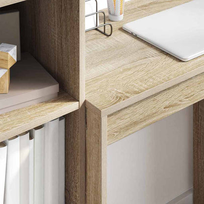 Bureau met lade 2 pcs Sonoma Eiken