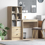 Bureau met lade 115,5x40x127 cm Sonoma eiken
