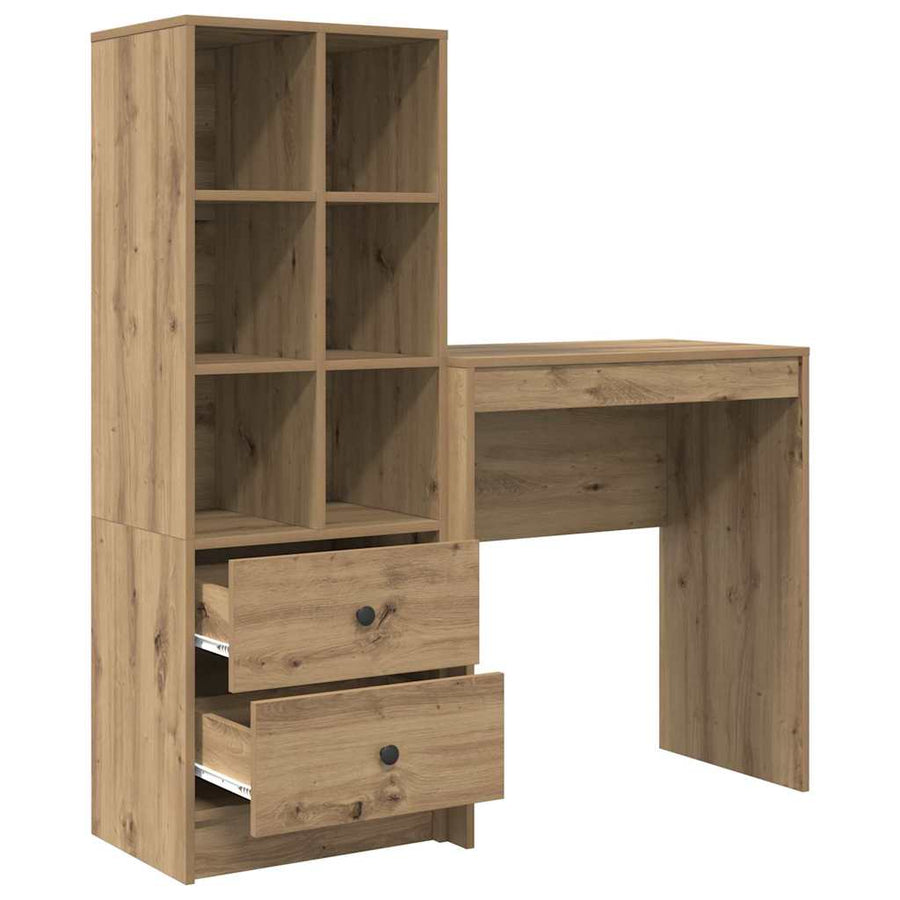 Bureau met lade 2 pcs Artisan Eiken
