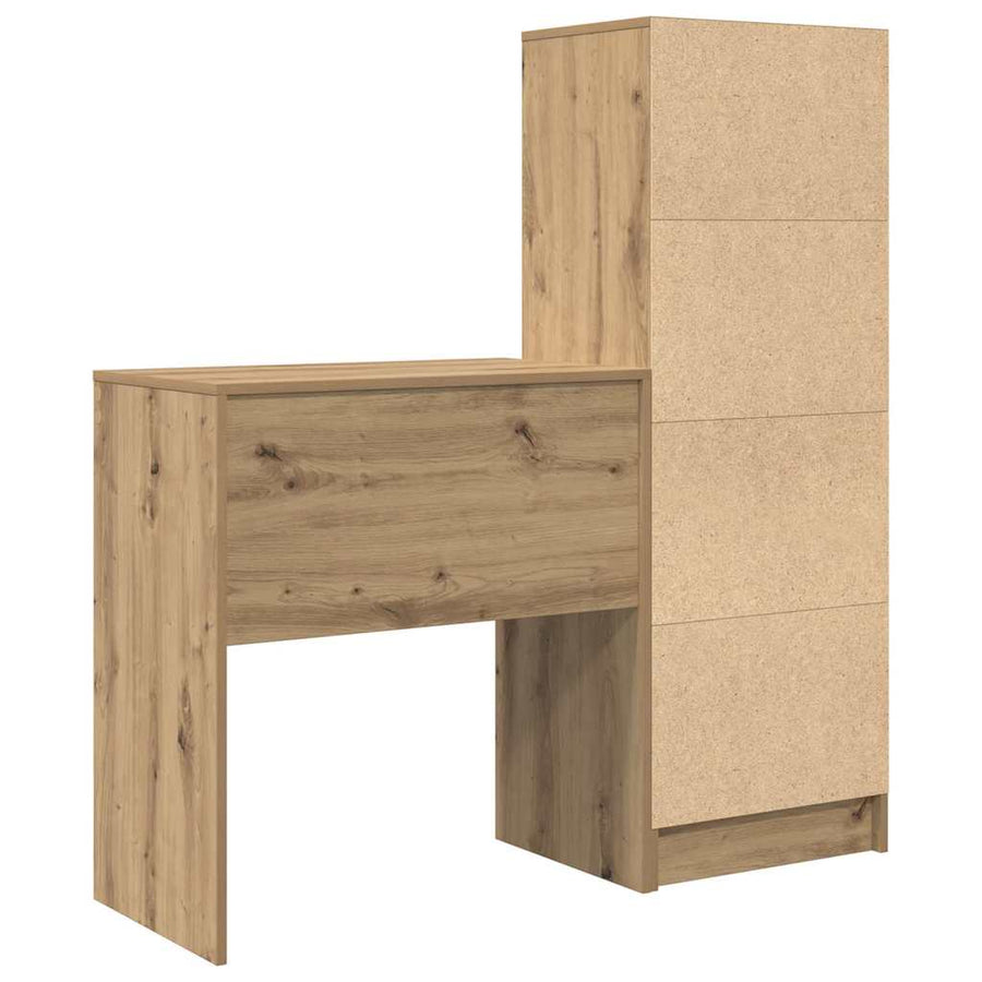 Bureau met lade 2 pcs Artisan Eiken