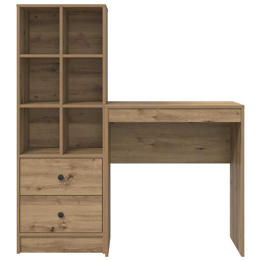 Bureau met lade 2 pcs Artisan Eiken
