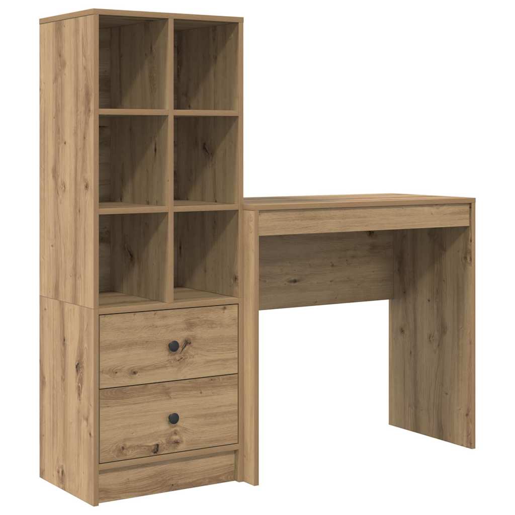 Bureau met lade 2 pcs Artisan Eiken