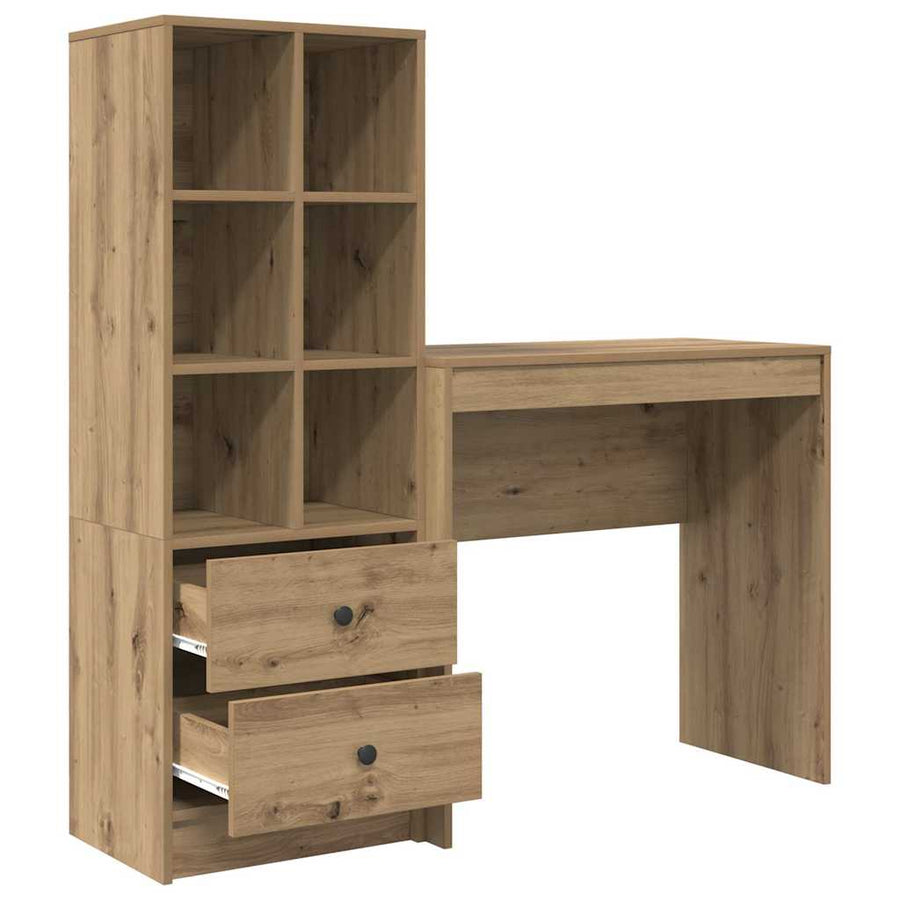 Bureau met lade 2 pcs Artisan Eiken