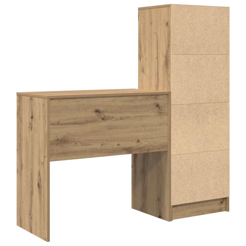 Bureau met lade 2 pcs Artisan Eiken