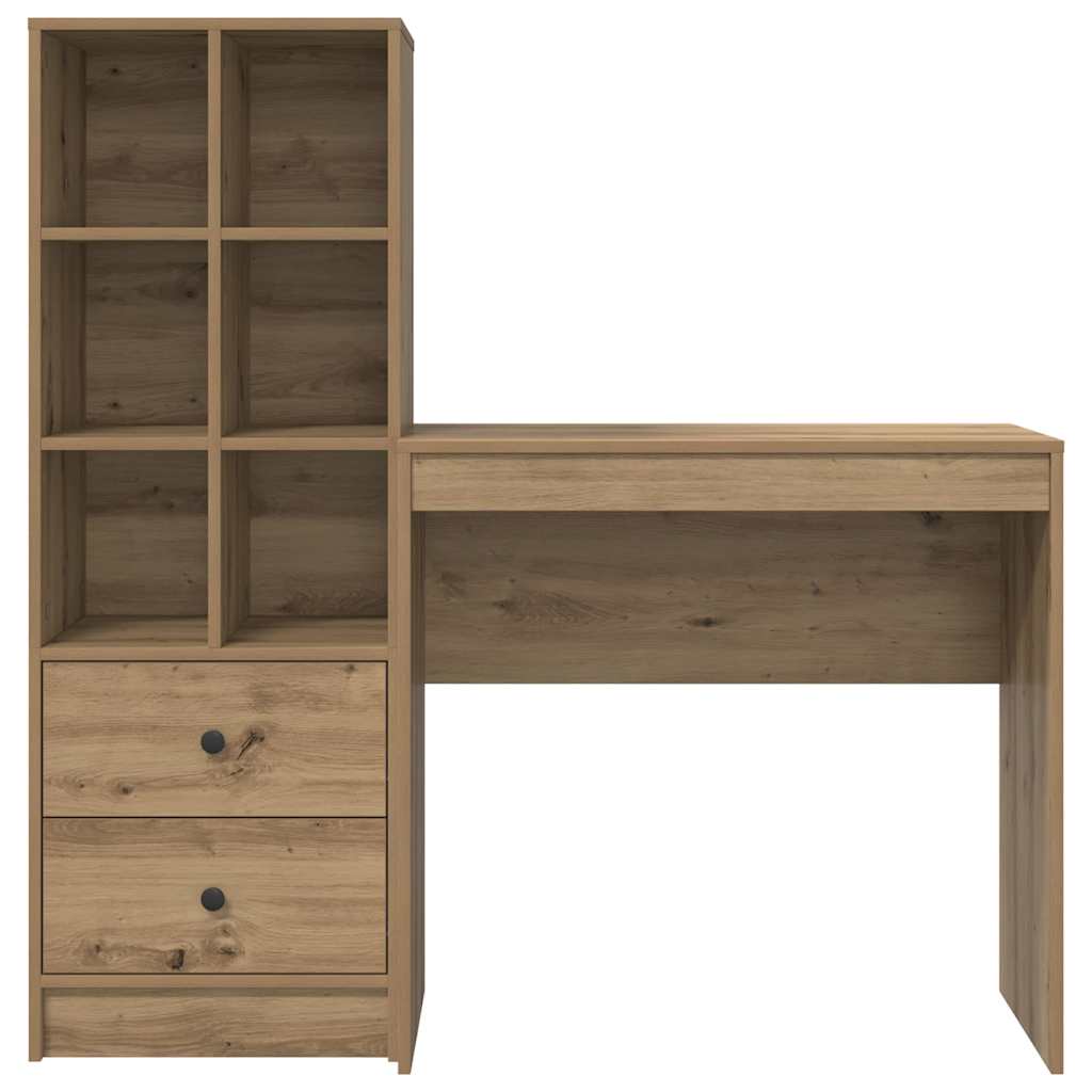 Bureau met lade 2 pcs Artisan Eiken