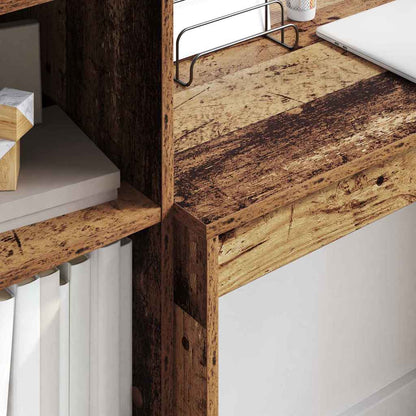 Bureau met lade 2 pcs Oudhout
