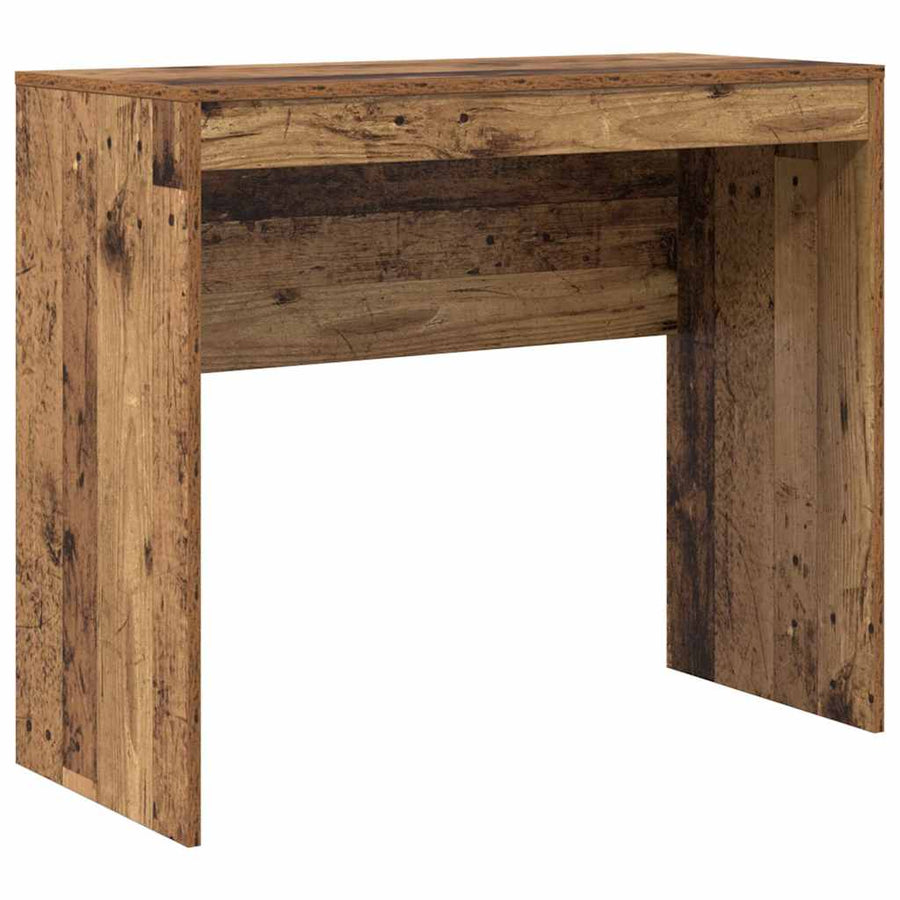 Bureau met lade 2 pcs Oudhout
