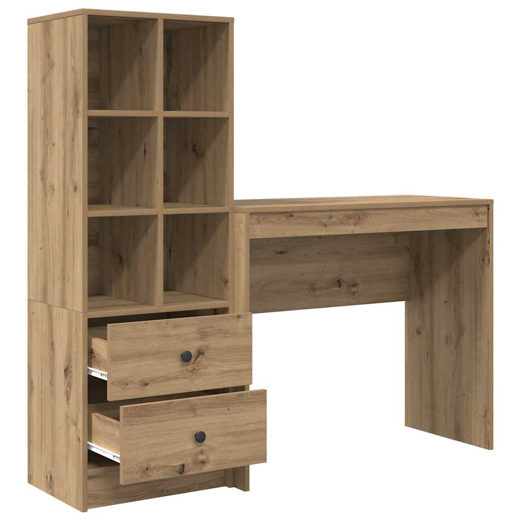 Bureau met lade 2 pcs Artisan Eiken