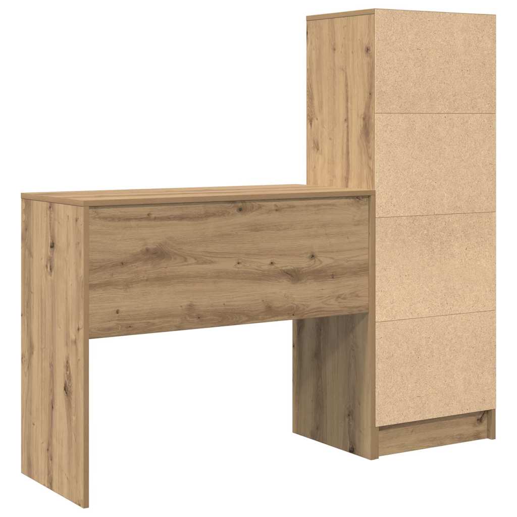 Bureau met lade 2 pcs Artisan Eiken