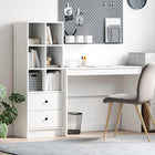 Bureau met lade 145,5x40x127 cm wit